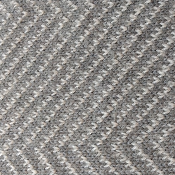 Like New Banana Republic Gray/White XL Cotton & Rayon Blend Full Zip Sweater - Picture 9 of 14